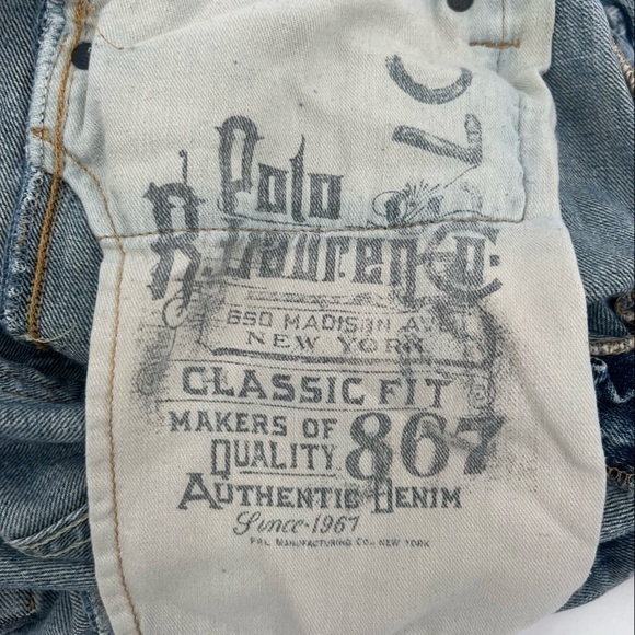 Polo Ralph Lauren 867 Classic Fit Straight Leg Jeans Size 34 x 32 Men's - Picture 2 of 8